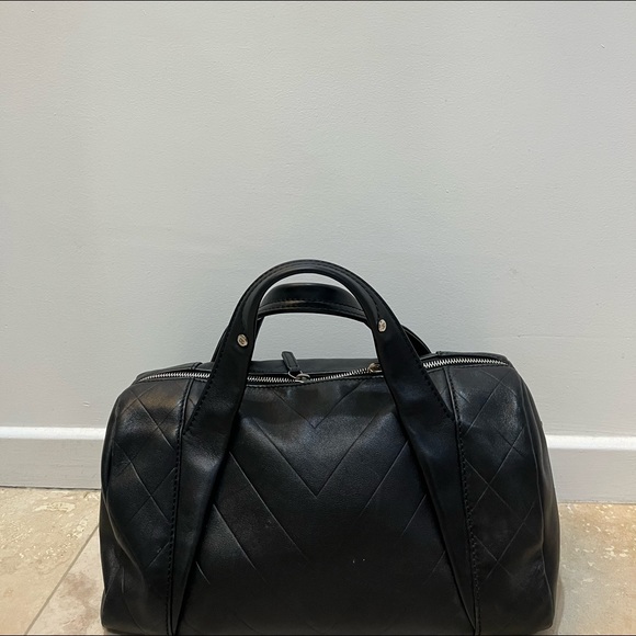 AUTHENTIC CHANEL MINI DUFFEL HANDBAG - Picture 2 of 12